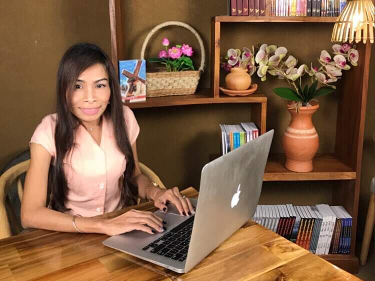 Naleng Real Working at Home in Phnom Penh Cambodia