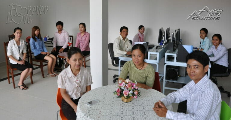 Paul Hughes' Small Businesses and Staff - Cambodia