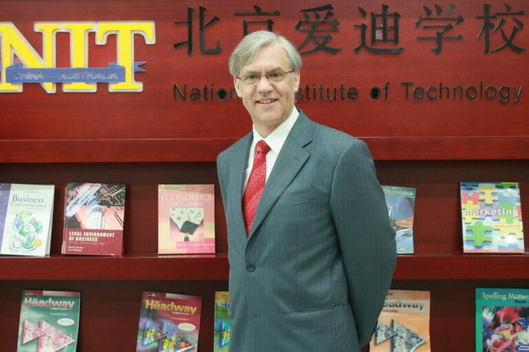 Paul Hughes at National Institute of Technology, Beijing, China