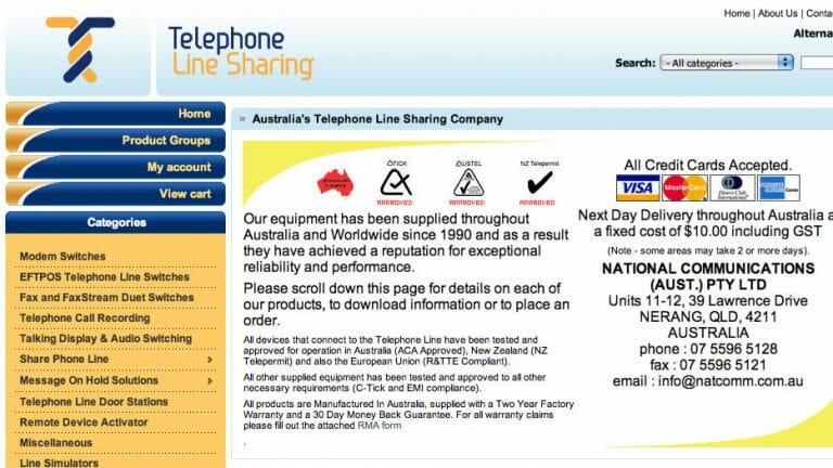 Telephone Line Sharing - Melbourne, Australia