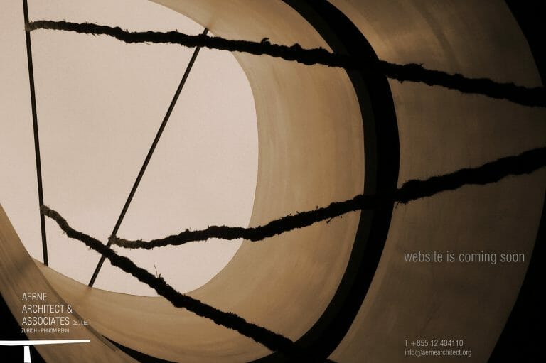 Website cover page for Aerne Architect and Associates