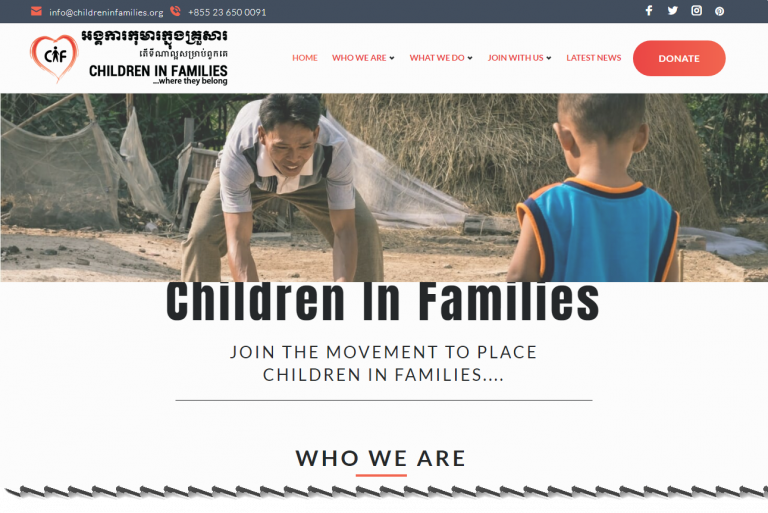 Children in Families - Home Page